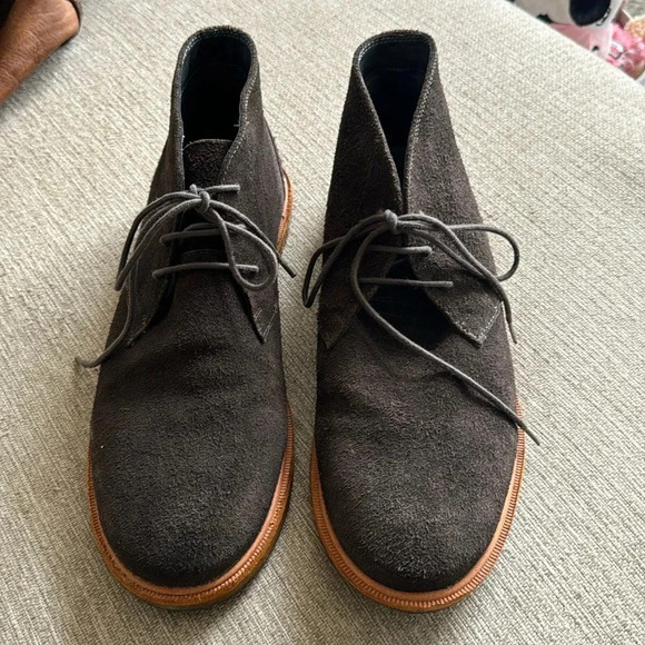 Frank Wright chocolate suede brown chuka boot sz 11 brand new - Picture 9 of 9